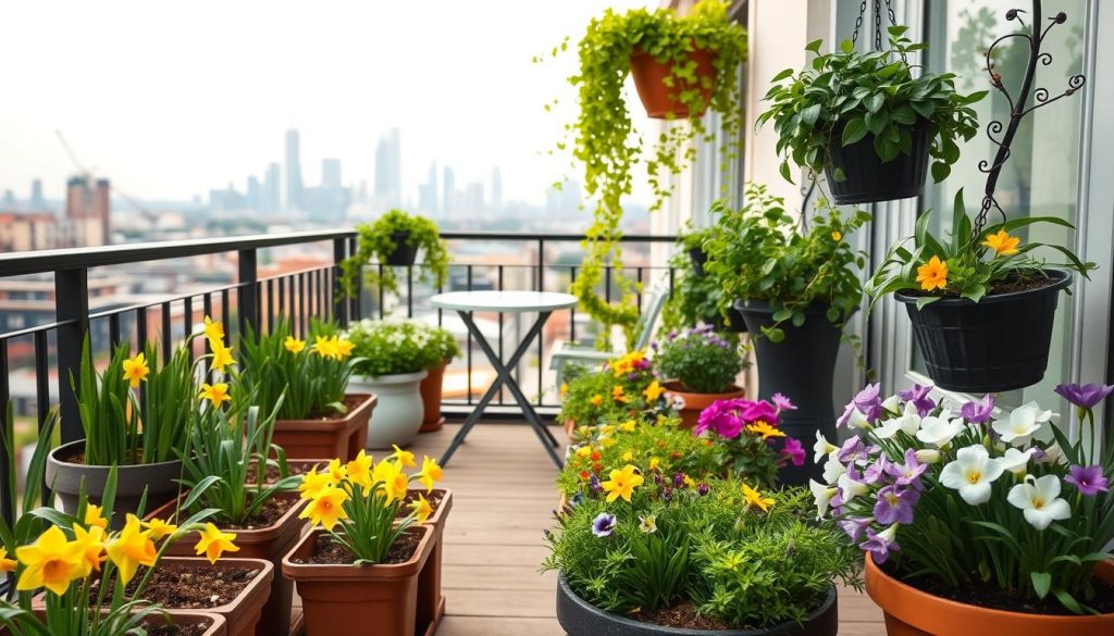 Balcony Gardening spring planting