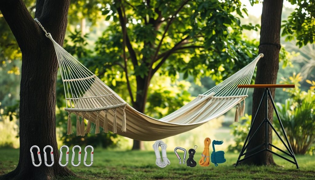 hammock accessories setup
