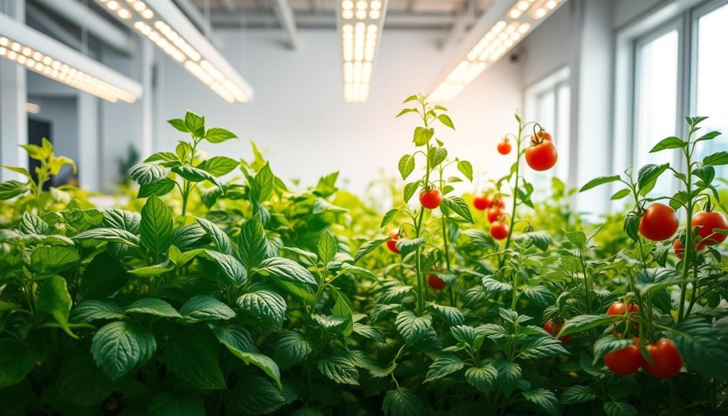 hydroponic growing plants