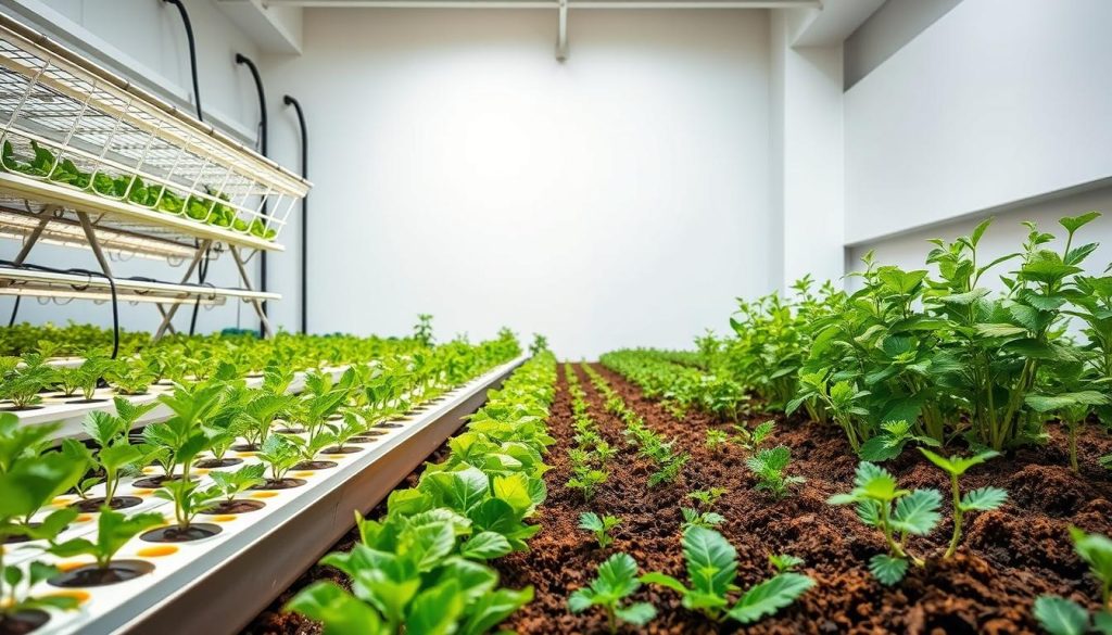hydroponics vs soil gardening comparison