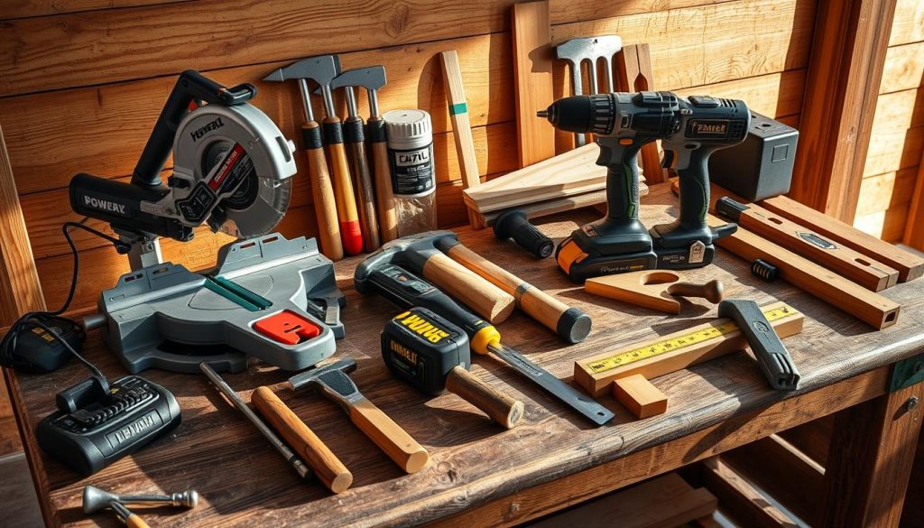 pergola construction tools