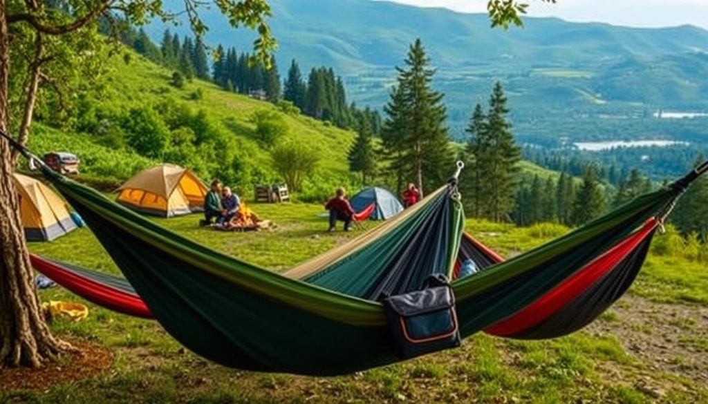 types of camping and portable hammocks