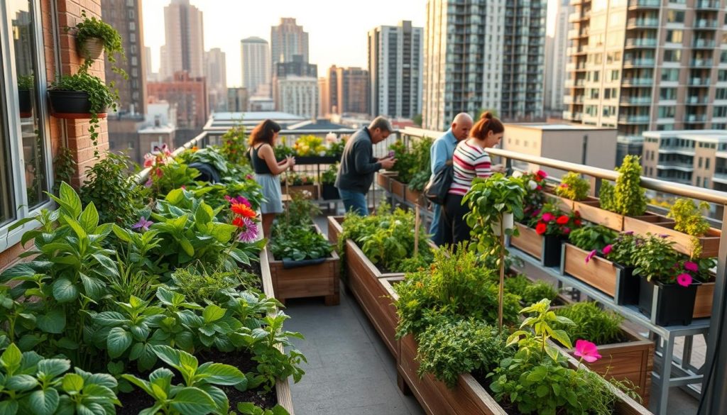 urban gardening community
